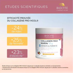 Biocyte Collagen Max Marin Pot 220G Goût Passion – Image 2